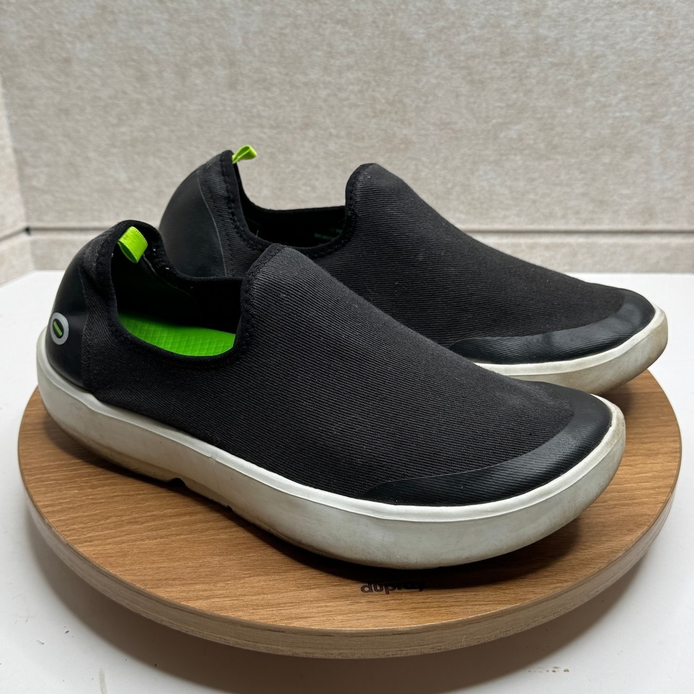 Oofos Ooahh Luxe Slip On Walking Shoe Comfort Recovery Support Black W9 EU40 GUC